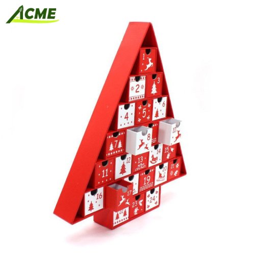 Wholesale hot selling Large Empty Makeup 24 Calendrier De L'avent Double Open Door gifts box Christmas Calendar Advent Boxes