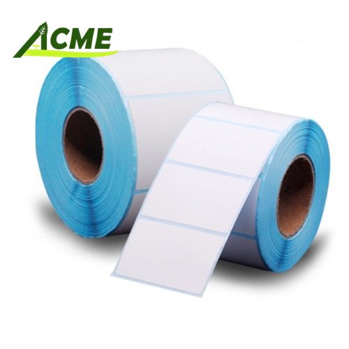  Three heat-proof paper sticker label horizontal plate vertical supermarket bar code printing paper logistics label paper roll