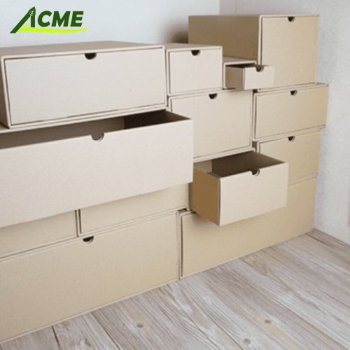 Ready stock multi-size pull-out environmentally friendly kraft paper cardboard men's and women's shoe boxes