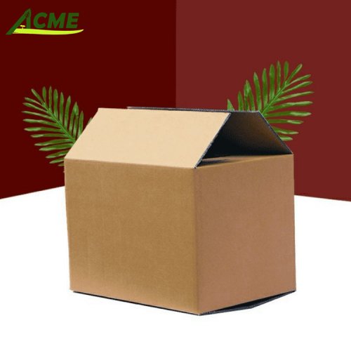 Corrugated carton custom printed logo shipping box mailing wrapping paper box