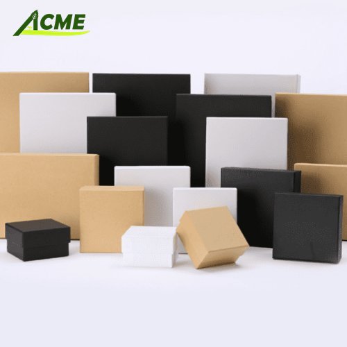 Hot sale wholesale different size custom color kraft paper color gift corrugated box packaging