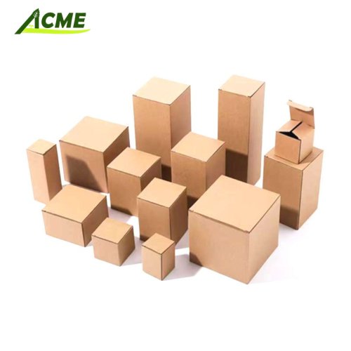 A0138 Wholesale three-layer primary color folding cowhide E corrugated box Electronic accessories universal packaging box can be printed