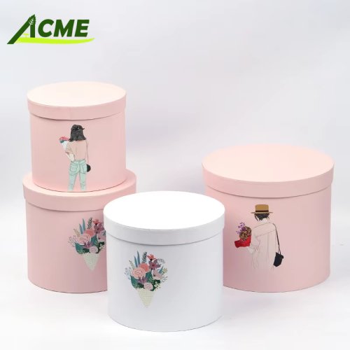 Flower Box Elegantly Designed Paper Boxes for Displaying and Arranging Fresh Flowers