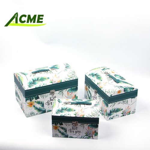 3-Piece Cardboard Gift Box for Florist